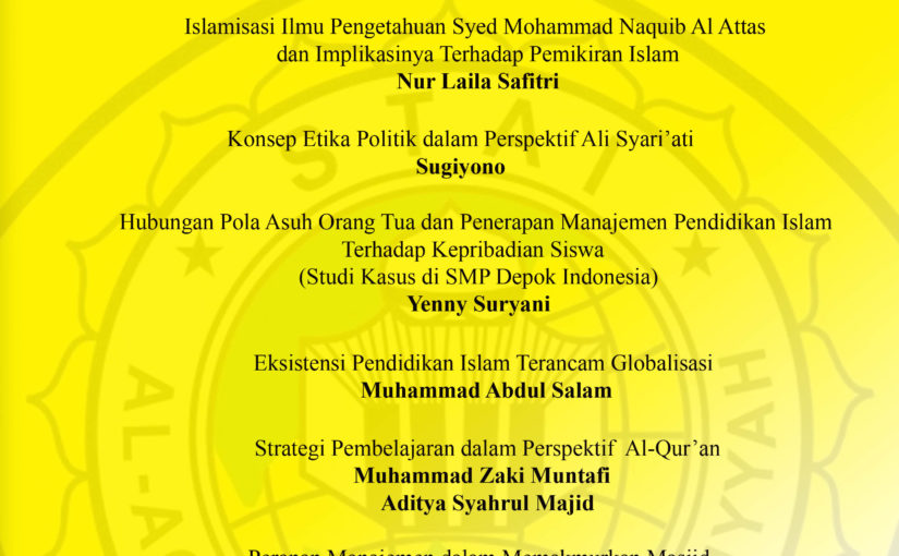 Al-Aqidah | jurnal Studi Islam