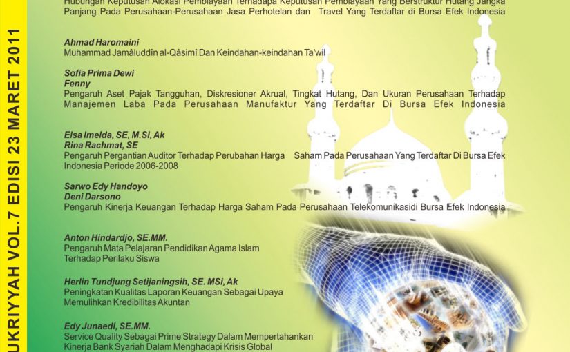 Jurnal Asy-Syukriyyah