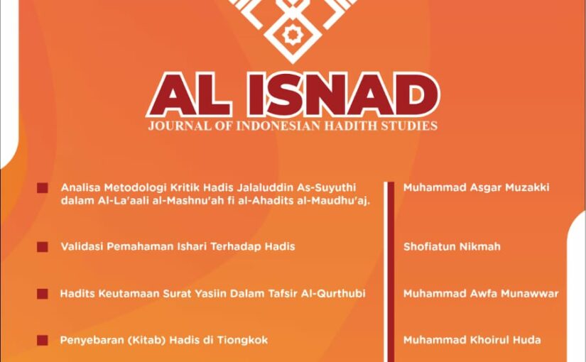 AL ISNAD: Journal of Indonesian Hadith Studies